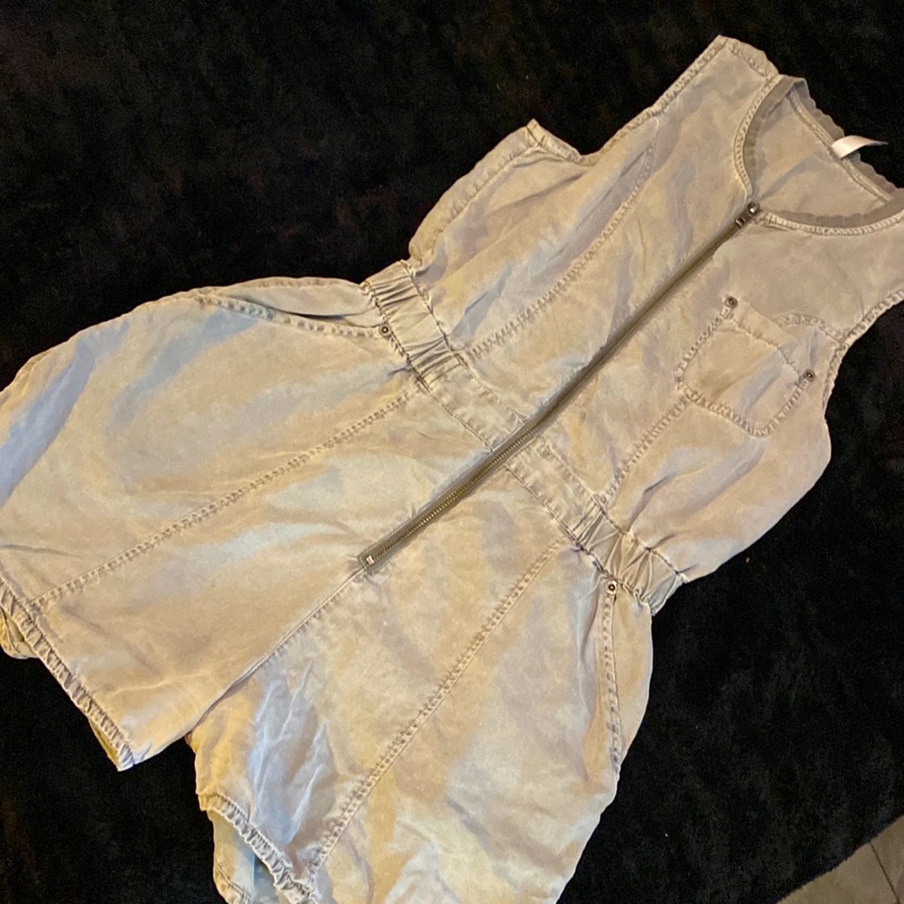 RVCA zip up short romper size s